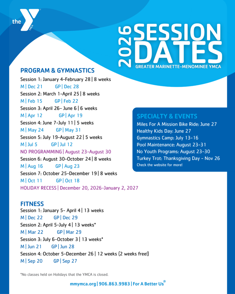 Socials- 26 Session Dates